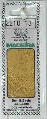 Madeira 100% PURE SILK 4-Strand Hand Embroidery Thread, Colour 2210