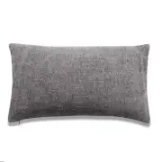 Gray Lumbar With Feather Down Insert Pillow