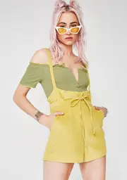 Playin' Games Suspender Shorts