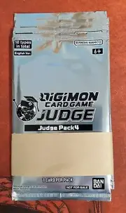 Sealed Digimon Judge Pack 4 X 4 Pack with Free Shipping