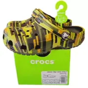 Camo Crocs - Toddler Classic Digital Camo Clogs, Kids Slip On Shoes - Size C10