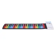 Roll Up Piano Keyboard With Speaker 49 Keys USB Silicone Electronic Hand