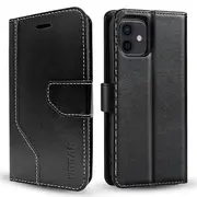 Urban Everyday Wallet Folio Case (Suits iPhone 14) - Black