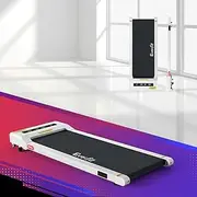 Treadmill Electric Walking Pad Under Desk Home Gym Fitness 360mm White Portable