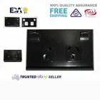 Black DGPO Double GPO Twin Electrical Socket Outlet Power Point 10 Amp Twin
