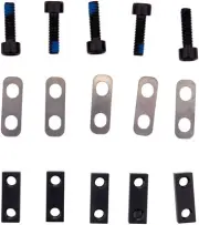 FOX 40/Marzocchi 58 Lower Leg Axle Pinch Bolt Parts (5 Each Fasteners, shims,