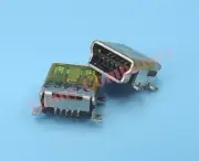 2x Suyin Original Mini-B USB Socket 5P Female Port For Power Supply Data #C AU
