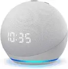 Amazon Echo Dot (4th Gen.) Smart Speaker - Glacier White with Clock - Brand New