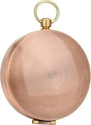 [Domary] Vintage Metal Copper Flip Cover Pocket Watch Compass for Camping Hiking Boating Outdoor Activities