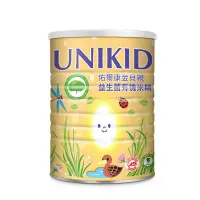 在飛比找Yahoo!奇摩拍賣優惠-UNIKID佑爾康-金貝親益生菌米精450g(買6送1)