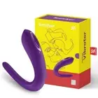 Satisfyer Partner Purple Vibrator For Couples Erotic Play 10 Functions