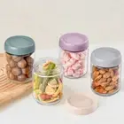480ml 16oz Food Prep Jars Wide Mouth Food Containers for Snack Spice Sugar