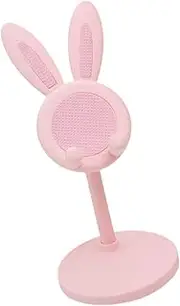 Bunny Phone Holder Adjustable Desktop Mobile Phone Stand for Tablets Smartphones Cute Design for Use Lightweight Portable
