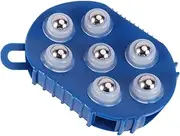 Massager Torqueball Body Massage ° Rotating Massager Brush Handheld Body Brush Roller for Muscle Soreness Back Body Exfoliation Blue