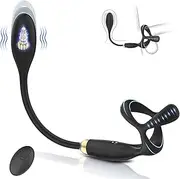 Prostate Massager Vibrator Thrusting Couple Sex Toy, Butt Stimulator Plug with Cock Ring for Men and Women Adult Play