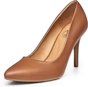 [Trary] Women's High Heel Dress Pump Pointed Toe Shoe Classic Office Special Dressy Casual