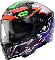 Caberg Avalon X Gurkha, full face helmet , color: Matt Black/Orange/Green/Purple , size: M
