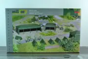 Herpa 745826 ARMY Military Tents Building Kit (7) Tents Green 1/87 HO Scale