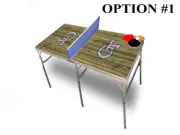 Georgia Tech Portable Table Tennis Ping Pong Folding Table w/Accessories