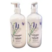 2 Crabtree & Evelyn Lavender Body Lotion 16.9 oz
