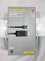 Kanex MDPHD10FT Mini DisplayPort to HDMI Cable with Audio Support 10 FT