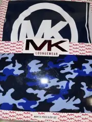 Michael Kors Men's Two Piece Pajama Set Lounge Pants & T Shirt Camo SZ XL NEW