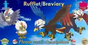 ⚔️Shiny/Non-shiny Rufflet/Braviary 6IV️Pokémon Sword/Shield HOME (Legal)