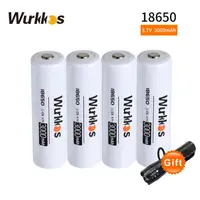 在飛比找蝦皮購物優惠-Wurkkos 18650 3000mAh 電池放電 3.7