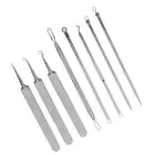 8Pcs Acne Tools Extractor Kit Pimple Popper Blackhead Remover Stainless Stee GEV