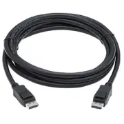 Tripp Lite DisplayPort 1.4 Cable w Latching Connectors 8K HDR M/M Black 10ft