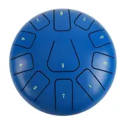 8 Inch Steel Tongue Drum 11 Notes Handpan Drum with Drum Mallet Finger A5Q1