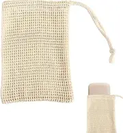 Soap Saver Bag,Handmade Soap Bag with Drawstring | Bathroom Holders, Bath Loofahs, Shower Scrubber Sponges for Women Men Kids