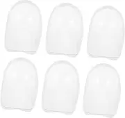 6pcs Nail Dipping Powder Box Nail Tips Mold Guides Nail Dip Powder Container Tray Dip Powder Storage Case Dip Powder Tray Nail Dip Powder Holder Smile Line Accessories