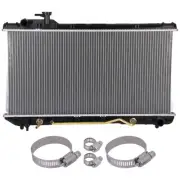 For 1996-1997 Toyota RAV4 Radiator 1859 with Universal Oil Hose Clamps Kit (for: Toyota)