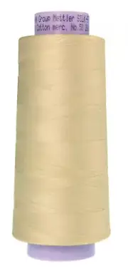 Mettler *Silk Finish Cotton Thread - Antique White 50wt 2000yd * 9150-3612