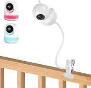 Flexible Baby Monitor Mount for Babysense V43/HDS2/V24R/VBM55TX/ Max View Video Baby Monitor, Gooseneck Baby Monitor Stand with Perfect View Angle and Easy Installation, Attach to Wherever You Want