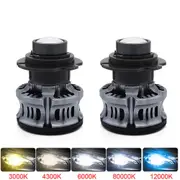 -turbo H7 H8 H9 H11 Led Fog Light 30000lm Canbus No Error Laser 9005 9006 Hb3 Hb4 Auto Lamp Csp 100w Projector Mini Lens