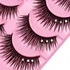 Lashes False Eyelashes Thick Long Eye Lashes Diamond Manga Lashes Eye Extension