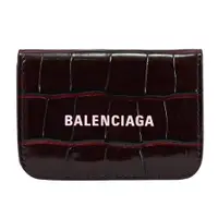 在飛比找ETMall東森購物網優惠-BALENCIAGA 巴黎世家 593813 品牌LOGO鱷