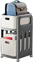 2-Drawer Rolling Cart with Wheels, Drawer Storage Organizer, Easy to Assemble Bathroom Organizers, Suitable for Home Closet Bedroom Bathroom Office Laundry Kitchen