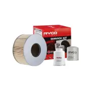 Ryco Oil Air Fuel Filter Service Kit for Toyota Landcruiser HDJ100R 10/2000-2007