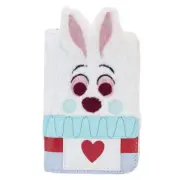 Highly Collectable Alice in Wonderland White Rabbit Cosplay Zip Around Wallet