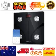 RENPHO Bluetooth Body Fat Scale ES-CS20M Black Smart BMI Digital Weight Scale