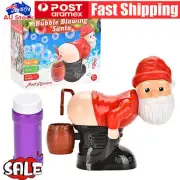 Santa Claus Automatic Farting Bubble Machine Kid Portable Outdoor Party Xmasgif↯