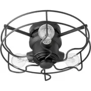 Quorum Windmill 3 Light Cage Kit, Noir - 1905-69