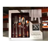 在飛比找蝦皮購物優惠-Mikasa 不鏽鋼餐具20件組 霧面 #651470