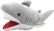 GALPADA Lovely Shark Hand Puppet Portable Plush Animal Puppet for Parent Interactive Storytime Fun Soft Washable Design