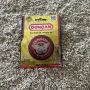 Duncan Original Butterfly YoYo - Beginner Wide Body Yo-Yo - Transparent Red