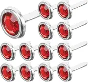 Gadpiparty 100pcs Metal Brad Mini Diamond Brad Round Brads Fasteners DIY Making Brads for Art Crafting Stamping Scrapbooking Supplies