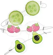Reusable Cooling Eye Masks 3pcs Boys and Girls Sleep Mask Soft Eye Protective Covers for Boys Girls Random Style